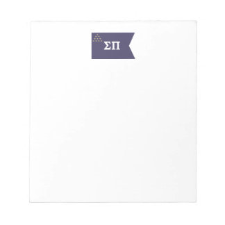 Sigma Pi Fraternity Official Flag Notepad