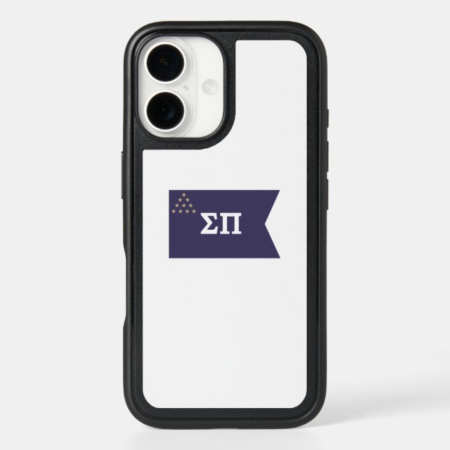 Sigma Pi Fraternity Official Flag Otterbox iPhone Case (Back)