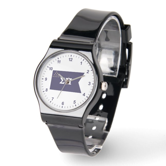 Sigma Pi Fraternity Official Flag Watch (Angle)