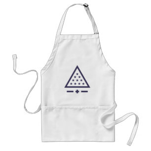 Sigma Pi Fraternity Radiant Triangle Stars Symbol Adult Apron