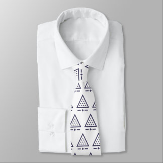 Sigma Pi Fraternity Radiant Triangle Stars Symbol Neck Tie