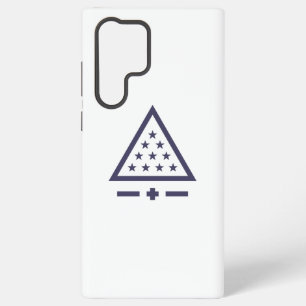 Sigma Pi Fraternity Radiant Triangle Stars Symbol Samsung Galaxy S22 Ultra Case