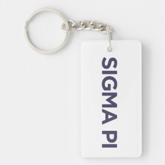 Sigma Pi Fraternity Wordmark Logo Keychain