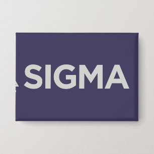 Sigma Pi Fraternity Wordmark Star Triangle Logo Button