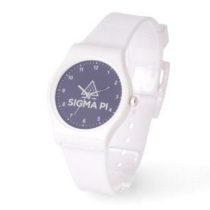 Sigma Pi Fraternity Wordmark Star Triangle Logo Watch