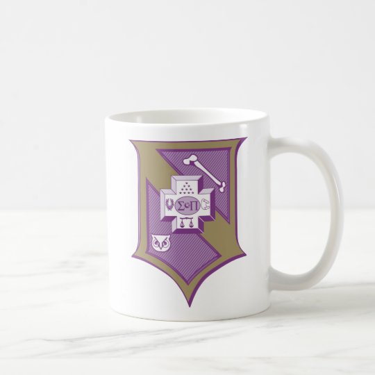 Sigma Pi Shield 2-Color Coffee Mug
