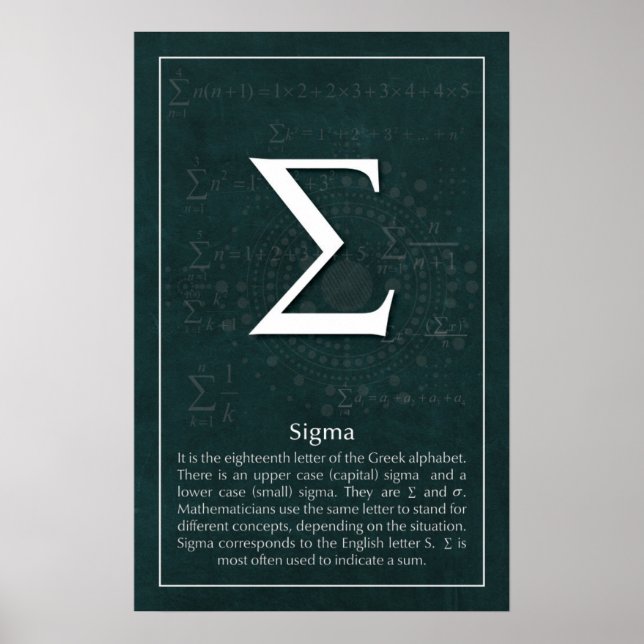 Sigma Poster (Front)