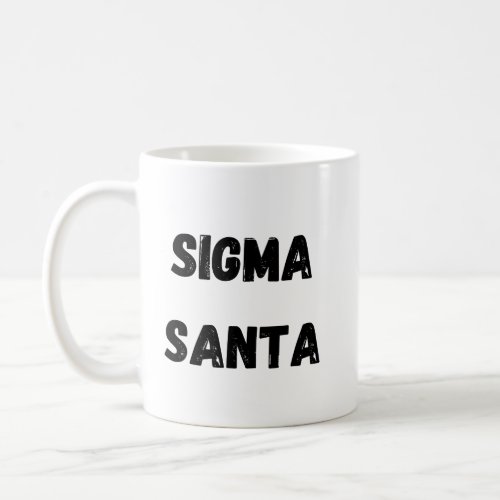 Sigma Santa coffee mug