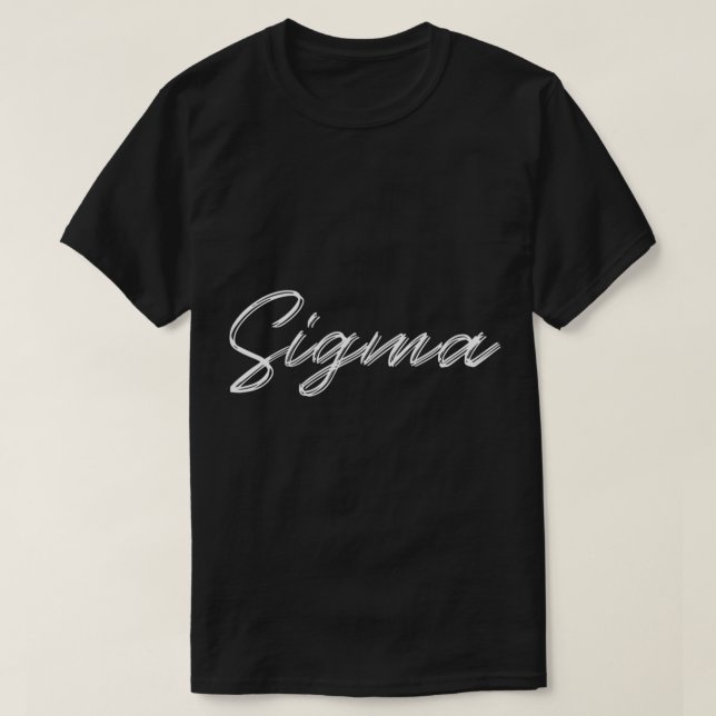 Sigma  Sigma Male   T-Shirt (Design Front)