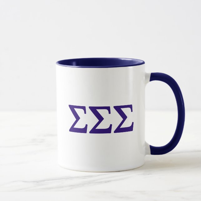 Sigma Sigma Sigma Lil Big Logo Mug (Right)