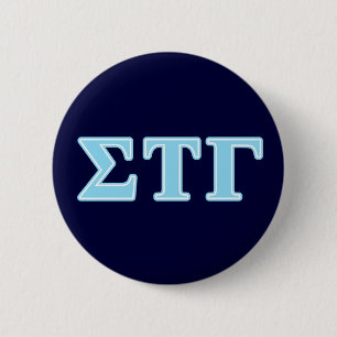 Sigma Tau Gamma Blue Letters Button