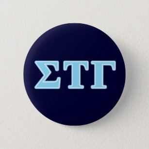 Sigma Tau Gamma Blue Letters Button