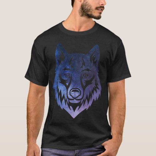 Sigma wolf  space design   T_Shirt