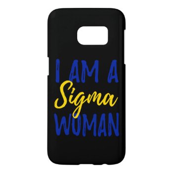 Sigma Woman Samsung Phone Case by ThePoshPoodle at Zazzle
