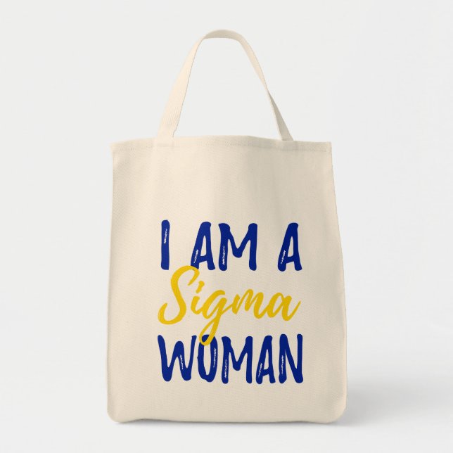 Sigma Woman Tote Bag (Front)