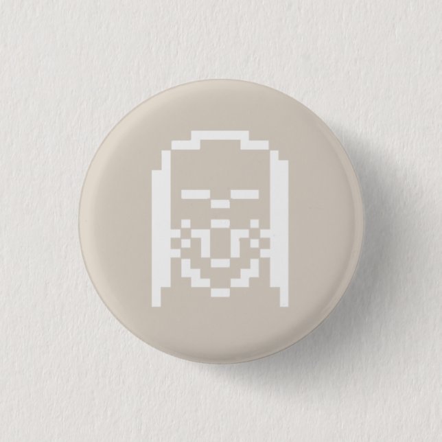 Sigmund, 8 bit front logo button (Front)
