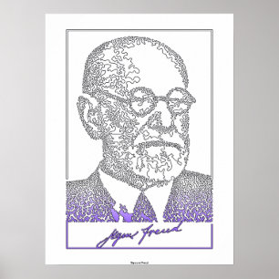 Sigmund Freud. Austrian neurologist [008] Poster