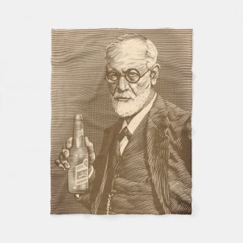 Sigmund Freud Blanket by timfoleyillo at Zazzle