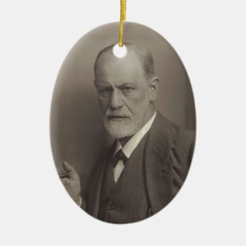 Sigmund Freud Ceramic Ornament