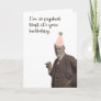 Sigmund Freud Funny Psyched Birthday Card
