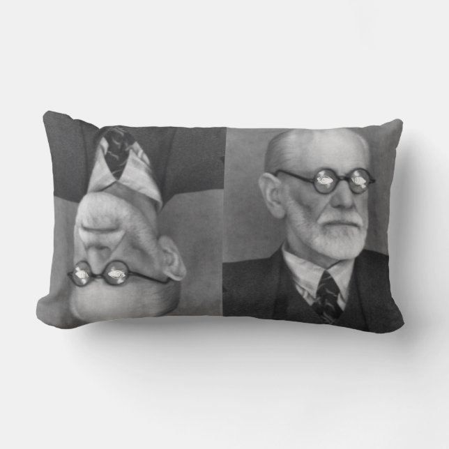 Sigmund Freud Lumbar Pillow (Front)