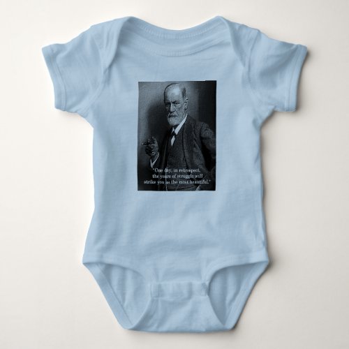 Sigmund Freud One Day baby grow _choose color Baby Bodysuit