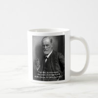 Sigmund Freud "One Day.." quote mug