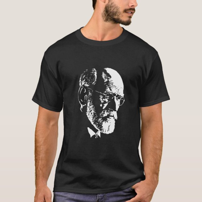 Sigmund  Freud, portrait Postcard T-Shirt (Front)