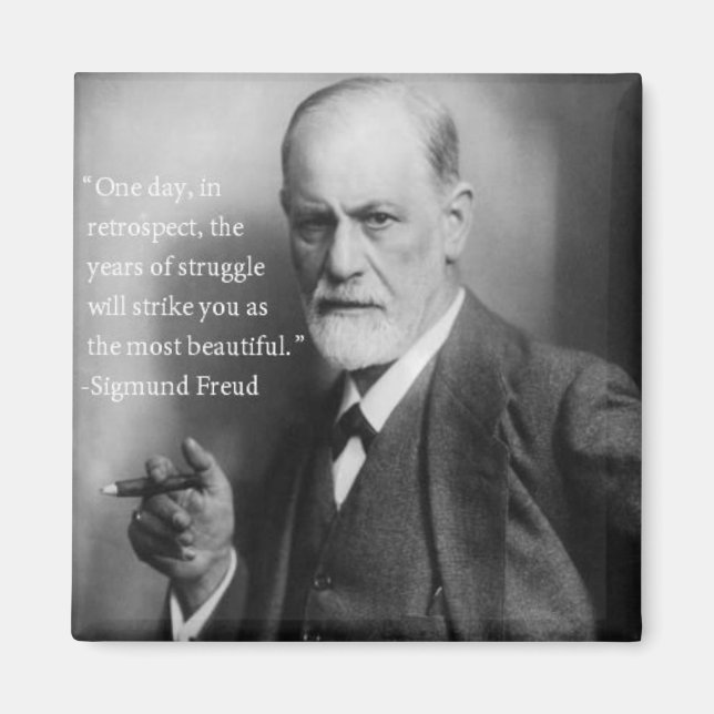 Sigmund Freud Quote Magnet 2 (Front)