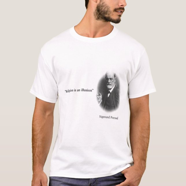 Sigmund Freud Quote T-Shirt (Front)