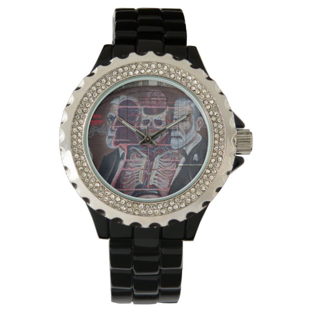 Sigmund Freud Street Art Watch (Front)