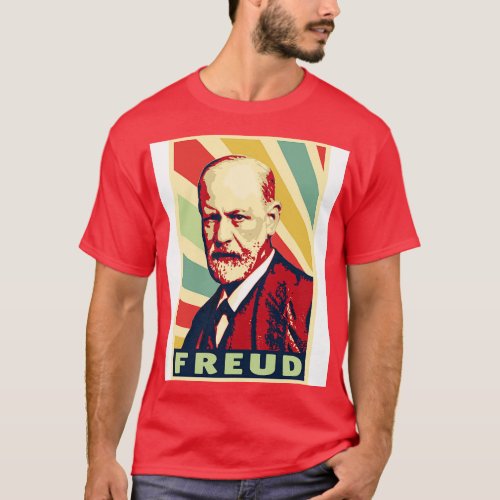 Sigmund Freud Vintage Colors T_Shirt