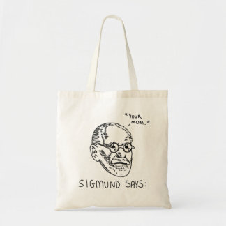 Sigmund Says - Black 1 Tote Bag