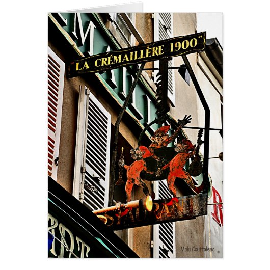 Sign 14 Greeting Card (Front)