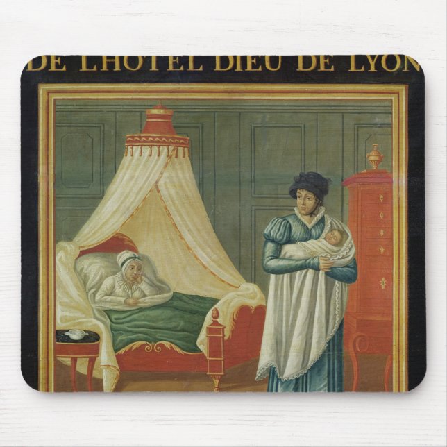 Sign advertising the services of a midwife mouse pad (Front)