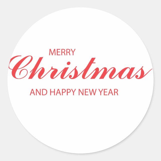 Sign Classic Round Sticker (Front)