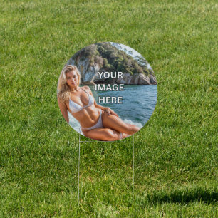 SIGN! 🪧 Custom Yard Sign – Add Image or Text