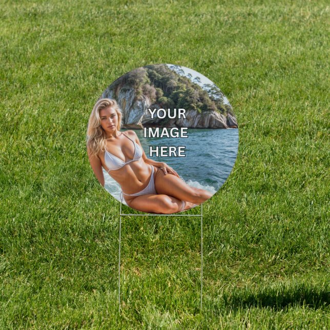 SIGN! 🪧 Custom Yard Sign – Add Image or Text (Insitu)