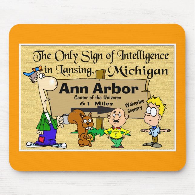 Sign for Ann Arbor Mouse Pad (Front)