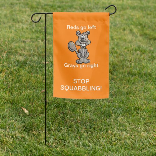 Sign for Squirrels to Stop Squabbling