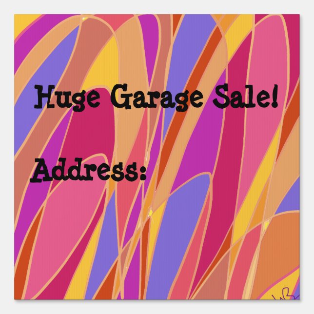 Sign home garage sale (Front)