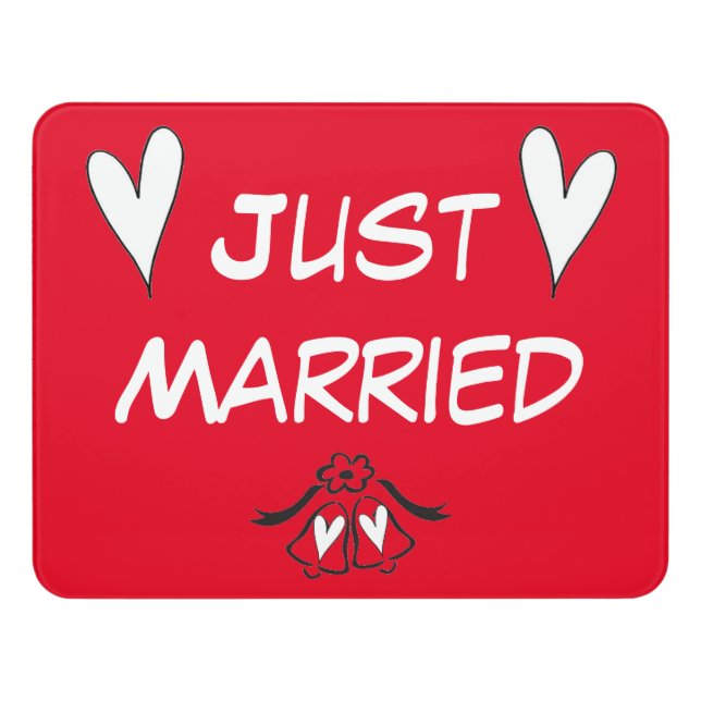 Sign - Just Married (Contemporary Front)