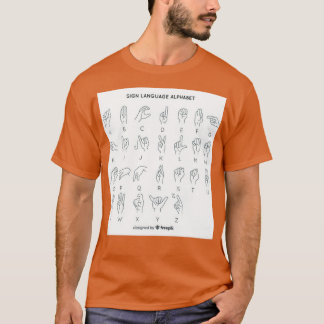 Sign language alphabet 2 T-Shirt