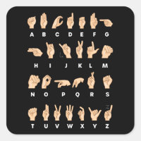 Sign Language ASL Alphabet Deaf Gift
