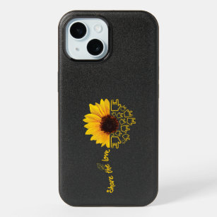 Sign Language - ASL - American Sunflower - Share t iPhone 15 Case