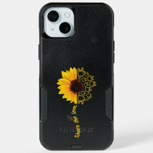 Sign Language - ASL - American Sunflower - Share t iPhone 15 Plus Case