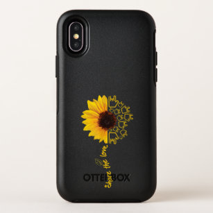 Sign Language - ASL - American Sunflower - Share t OtterBox Symmetry iPhone XS Case