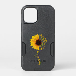 Sign Language - ASL - American Sunflower - Share t OtterBox Commuter iPhone 12 Mini Case