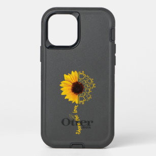 Sign Language - ASL - American Sunflower - Share t OtterBox Defender iPhone 12 Case