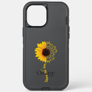 Sign Language - ASL - American Sunflower - Share t OtterBox Defender iPhone 12 Pro Max Case